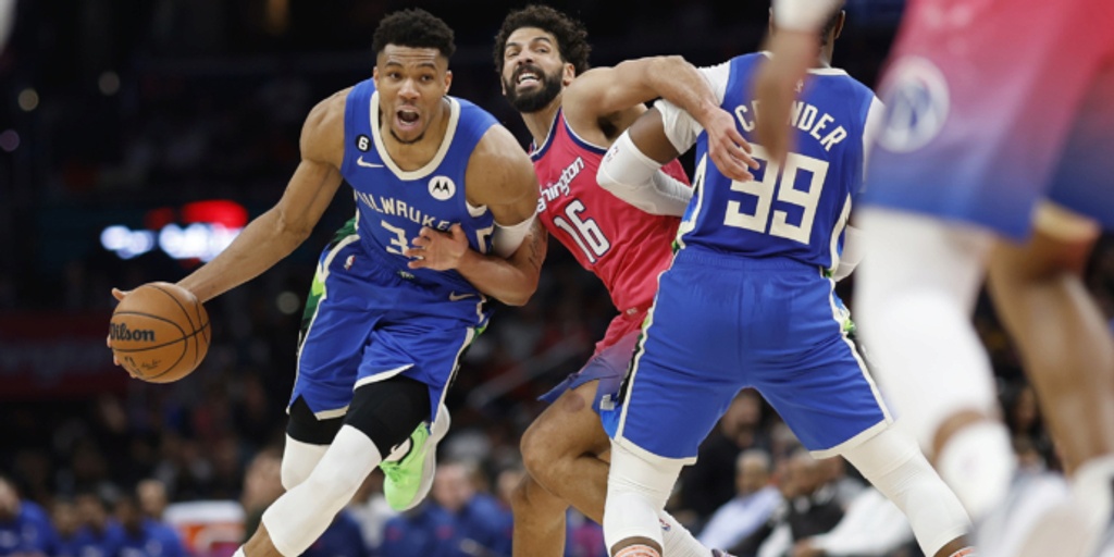 Antetokounmpo’s triple-double lifts Bucks over Wizards